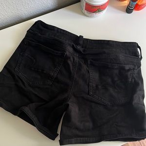 Selling black American eagle shorts barely used
